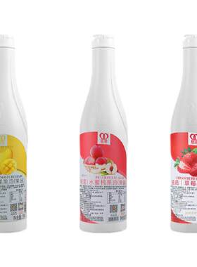 航帆铭诺草莓芒果果溶1000ml/瓶
