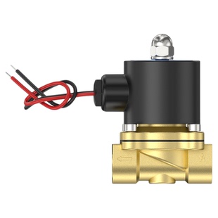 常闭电磁阀水阀2w开关控制阀AC220V气阀2分4分6分1寸水管控制开关
