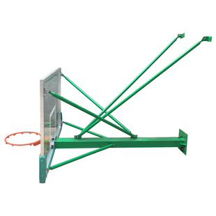 壁挂式篮球架标准篮球板钢化玻璃家用室内外篮板挂墙式篮球框户外