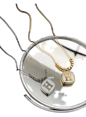 女不掉色不过敏项链锁骨链毛衣链