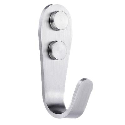 加厚不锈钢实心单钩固定打孔毛巾