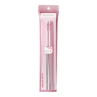 hellokitty不锈钢筷子家用高档防滑防霉kt耐高温一人一筷单人装快