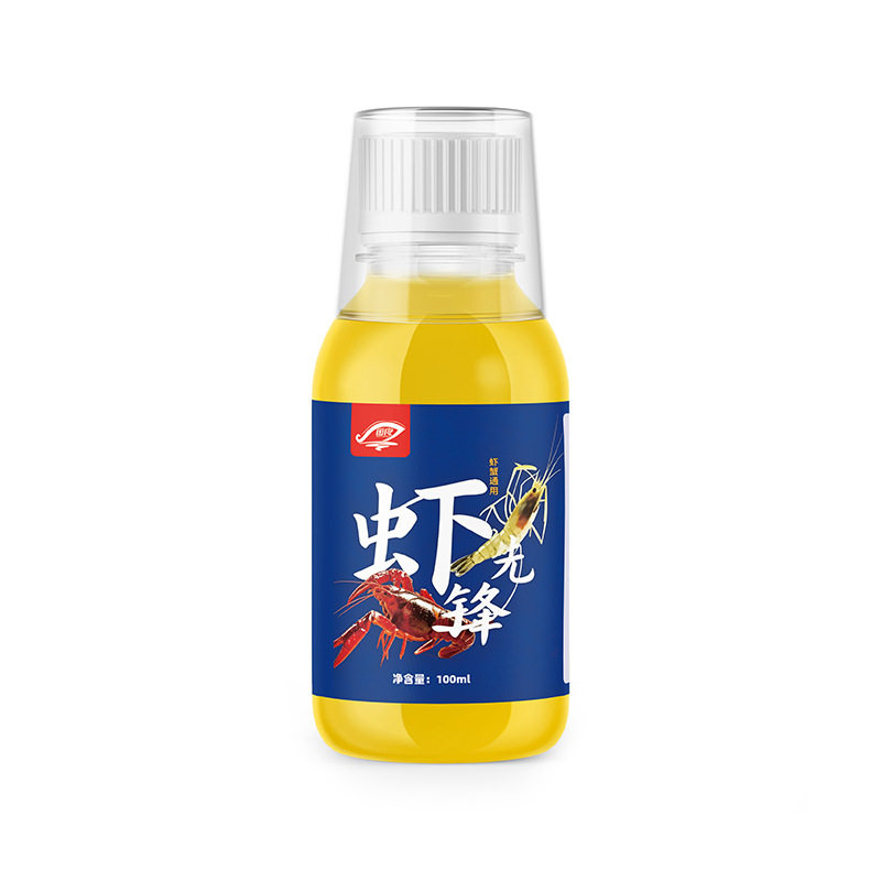 虾先锋野钓鱼小药虾油伴侣诱食鱼饵窝料开口添加剂黑坑磷虾诱虾灵