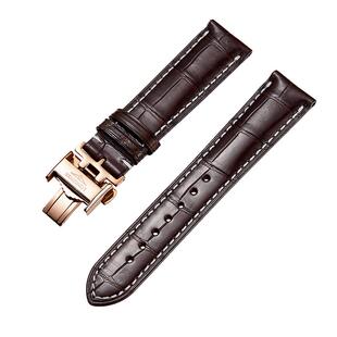 适配浪琴美洲鳄鱼皮表带真皮男名匠八针月相嘉岚康卡斯原装手表带