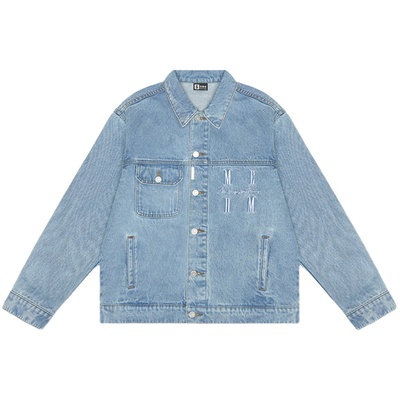 MEDM国潮刺绣牛仔外套宽松