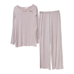 莫代尔月子服夏季薄款家居服产后大码待产怀孕哺乳孕妇睡衣居家服