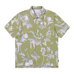 thisisneverthat®Object Jacquard Button Up Top提花短袖衬衫