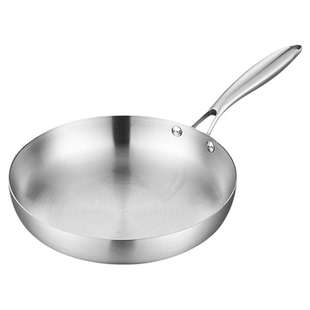 304 Stainless Steel Frying Pan, NonStick Pan Fried Steak Pot