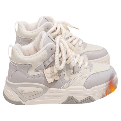 回力棉鞋小白鞋女2025爆款鞋子女