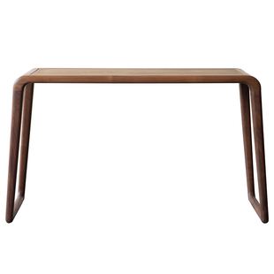 新中式古琴桌黑胡桃木仿古桌实木抄经书桌老榆木古琴专用桌凳国学