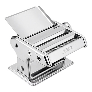 华生压面机家用小型面条机老式手动和擀面一体全自动拉切面机商用