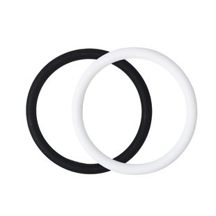 GD同款Bigbang权志龙佩戴韩潮牌素色圆环百搭黑白色男女硅胶手环