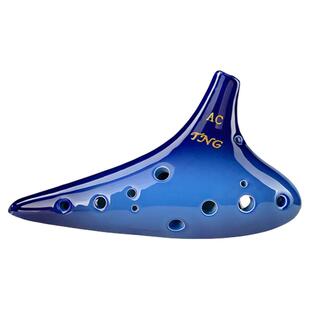 TNG陶笛12孔AC调初学入门银河款十二孔陶笛中音C调专业演奏送教材