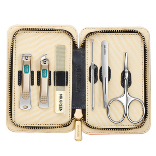 德国MR.GREEN指甲剪套装指甲刀修甲剪指甲套装剪死皮家用眉夹鼻毛