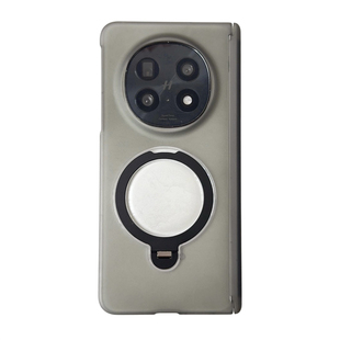 卡曼基适用OPPOFindN5手机壳N6磁吸支架透明磨砂女新款OPPON3折叠屏手机保护套中轴保护超轻薄防摔男外壳半包