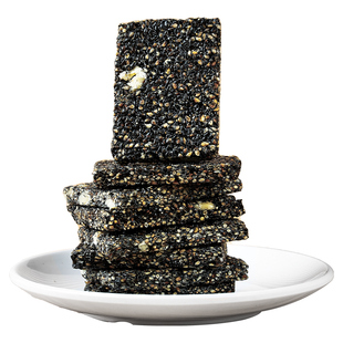 黑芝麻饼干高血糖尿饼病人专用零食主食品旗舰店糖友控无糖精糖人