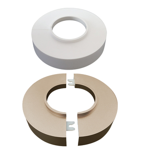 50下水管加高管道装饰盖分体卡扣75/110排水管遮挡美化管道缝隙