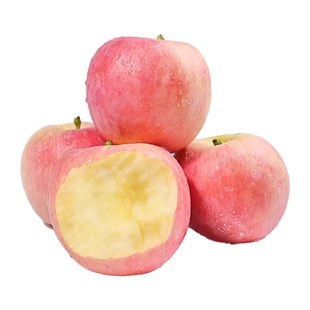 正宗当季新鲜水果高原红富士苹果脆甜产地直发膜袋苹果绿色酸甜