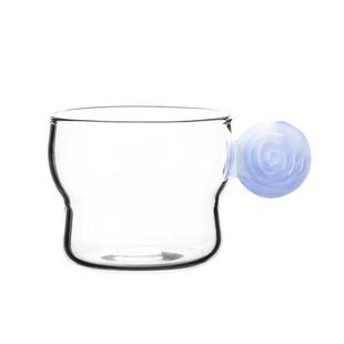 树可棒棒糖迷你玻璃杯高颜值杯子家用喝水茶带把手耐高温女酒杯小