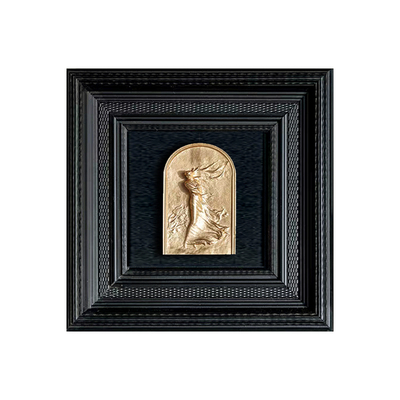 高级感立体中古风书房客厅装饰画