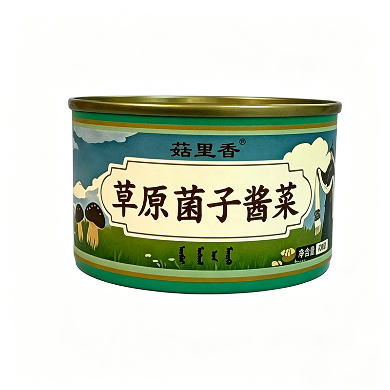 草原菌子菇里香酱菜80g×8罐美味便携下饭即食拌饭料下饭拌饭酱