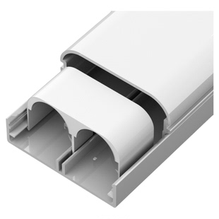 PVC水管遮挡槽装饰扣槽明装暖气管槽ppr燃气管道踢脚线美化保护槽