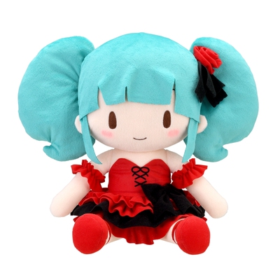 VOCALOID红色芭蕾舞裙毛绒玩偶