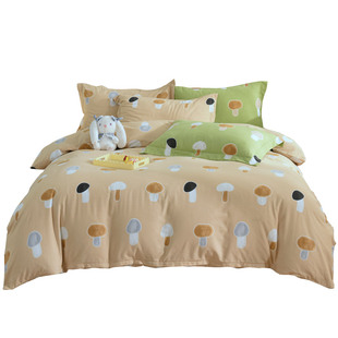 全纯棉加厚保暖磨毛森女系单件被套可定做单双人时尚可爱卡通被罩