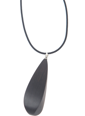 原创木质个性男女项链水滴造型