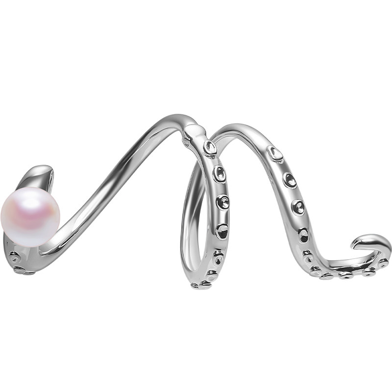 PEARLONA长款戒指小众高级感饰品