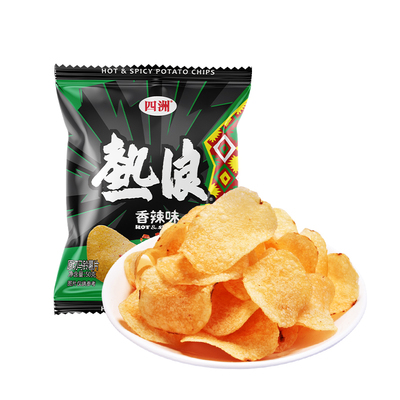 热浪薯片原薯切片经典香辣味