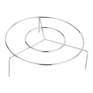 不锈钢蒸笼架蒸架圆形蒸锅支架厨房多功能隔水炖蒸鱼架蒸盘片蒸格