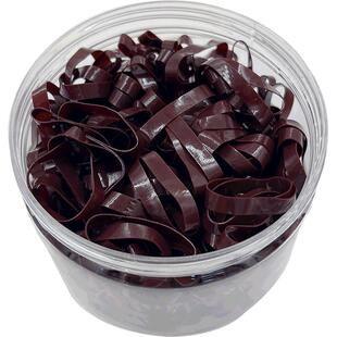 一次性皮筋儿童强拉不断不伤发发圈加粗头绳扎头发黑色透明高弹力