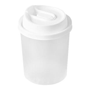 奶茶咖啡热冷饮杯直男杯ins胖胖杯带盖500ml透明防漏打包水果茶杯