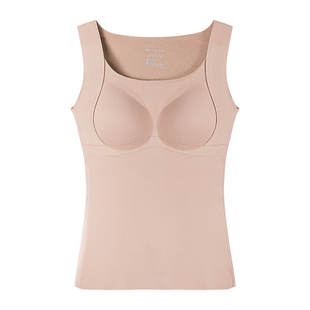 好波免穿文胸背心一体式内衣无钢圈全包强承托防震打底保暖背心