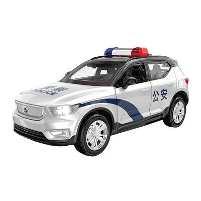 成真彩珀合金143警车模型玩具男