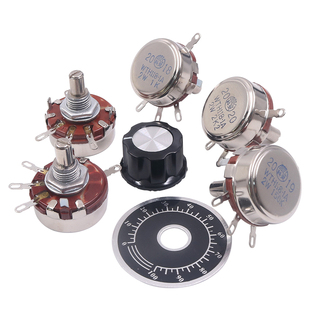 可调10K变阻器470K单圈22k碳膜4.7k电位器2.2k单联WH118-1A 2W 1k