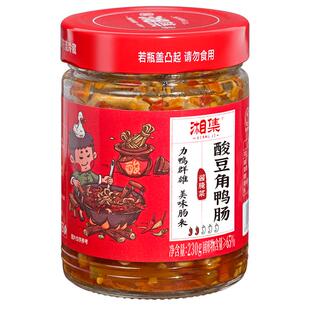 干饭兄弟湘集酸豆角鸭肠瓶装即食香辣下饭菜下酒湖南辣椒酱拌饭酱