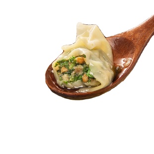 鹿有有苏州荠菜大馄饨猪油渣馄饨云吞混沌速食早餐小吃猪肉良心