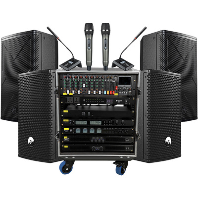 惠威移动式会议室音响套装演出