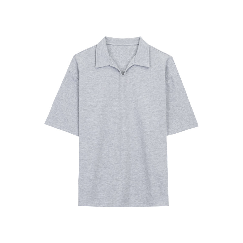 Hualun夏季衣服短袖男生polo衫痞帅cleanfit上衣潮流新款宽松t恤