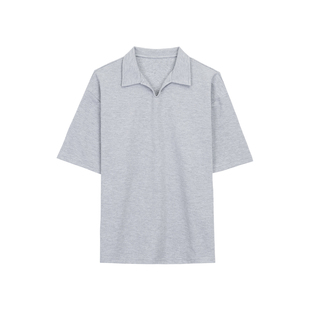 Hualun夏季衣服短袖男生polo衫痞帅cleanfit上衣潮流新款宽松t恤