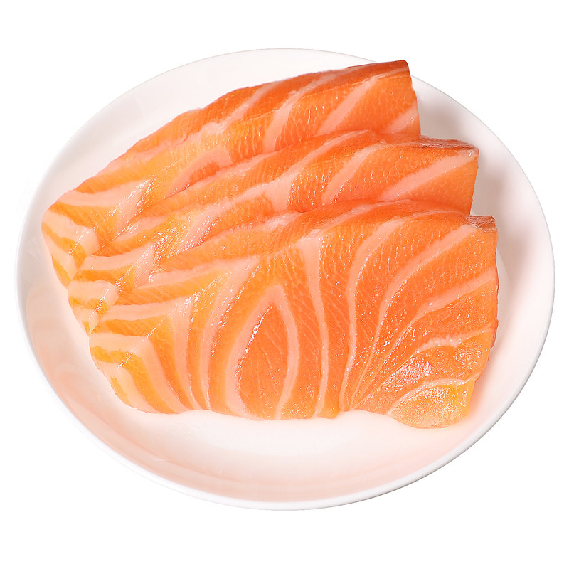 冰鲜三文鱼中段新鲜寿司料理