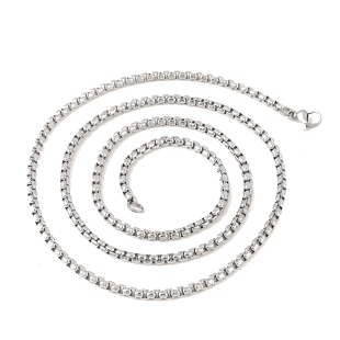 彩色钛钢项链不掉色嘻哈风链子男士卫衣链粗女生锁骨链细百搭简约