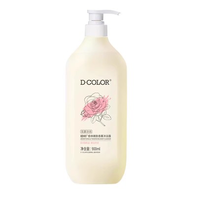 迪彩玫瑰精油嫩肤保湿香体沐浴露