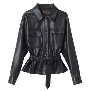 宋佳同款真皮羽绒服女2025新款冬季小个子皮衣短款绵羊皮夹克外套