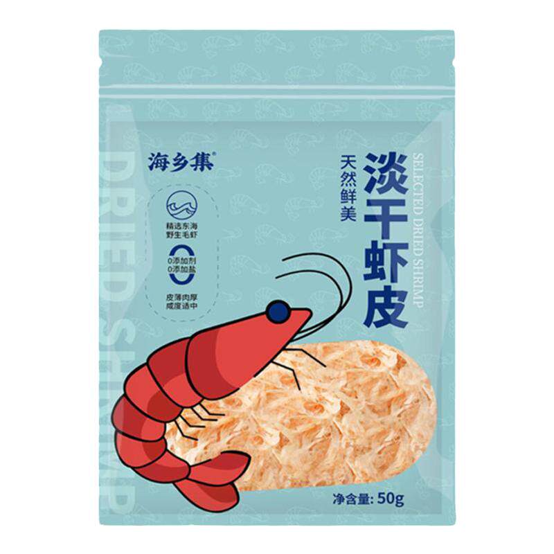 海乡集虾皮自然淡干便宜