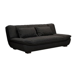 黑色帆船沙发床折叠两用可躺可睡懒人客厅卧室可折叠沙发床小户型