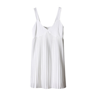 维多控吊带睡裙女夏带胸垫性感睡衣真丝睡袍两件套蕾丝甜美家居服