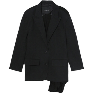 IT pushBUTTON女装西装夹克新品时尚摩登扭结设计拼接外套20107WX